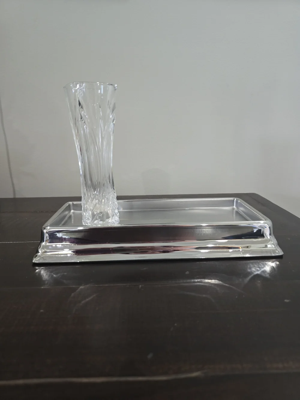 Bed Bath & Beyond The Threadery  Tray Crome
